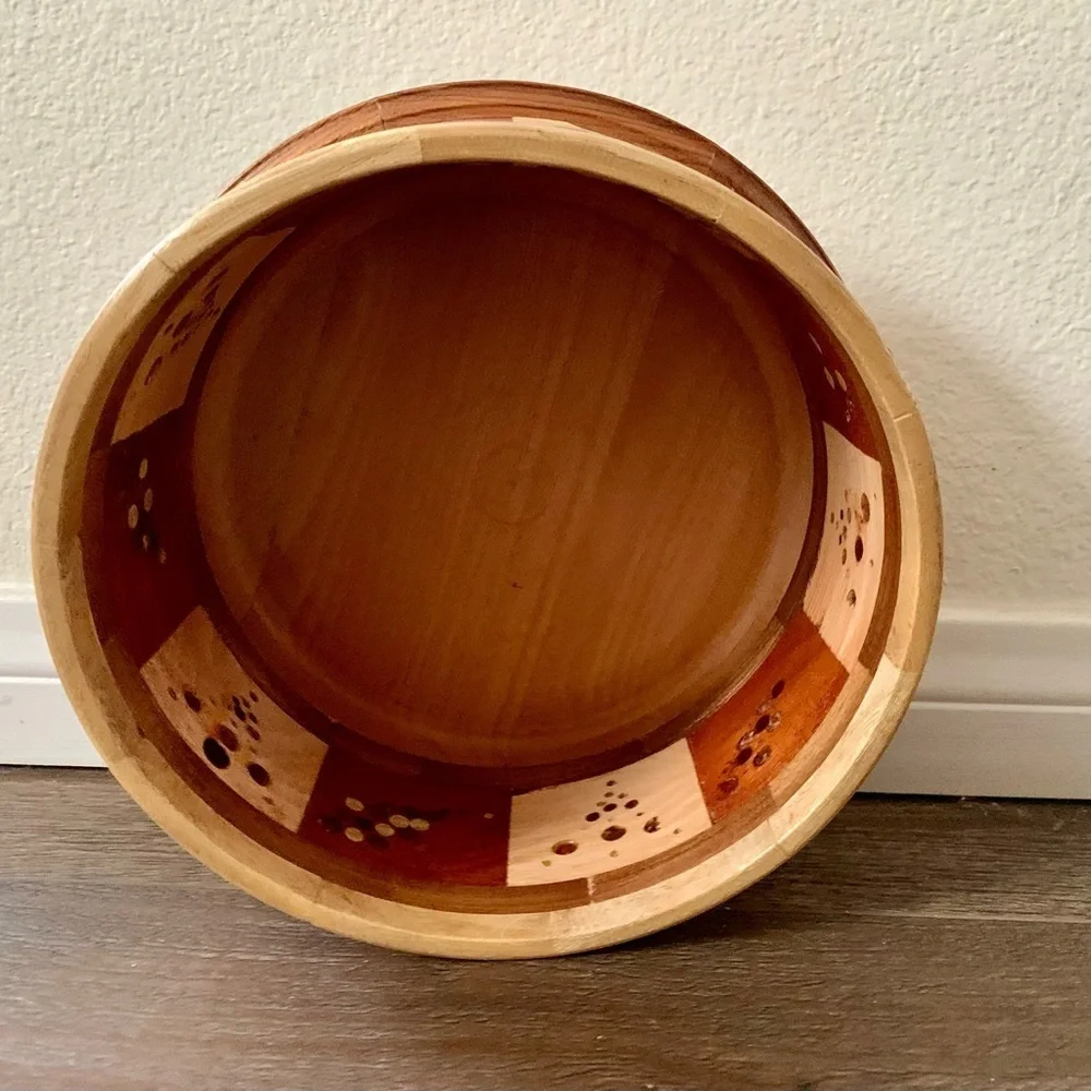 Vintage Wooden Bowl